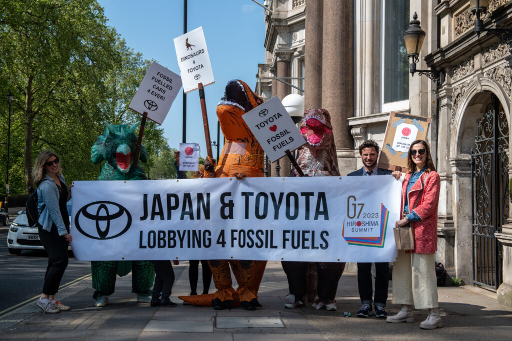 Japan and Toyota lobbying for fossil fuels.